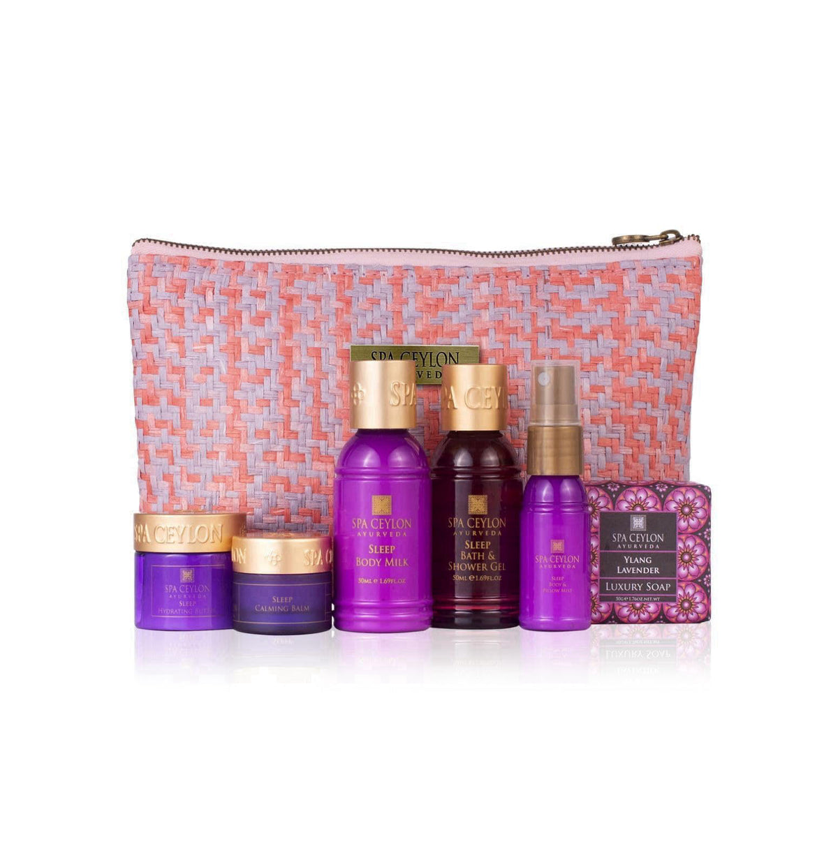 Spa Ceylon Virgin Coconut Home Spa Set | Body Care Set & Mini Travel Bag | Pamper Gift | Organic Bath Products – back vi