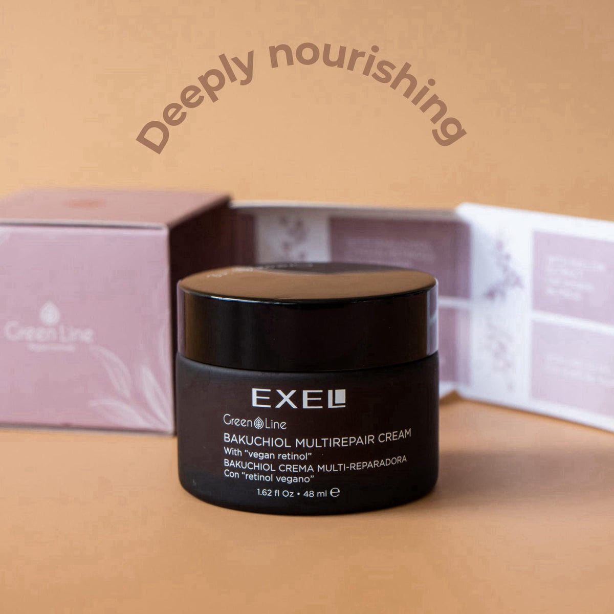 EXEL Bakuchiol Night Cream – Vegan Retinol Alternative Face Moisturizer – Anti Wrinkle & Firming Treatment with Rosehip 