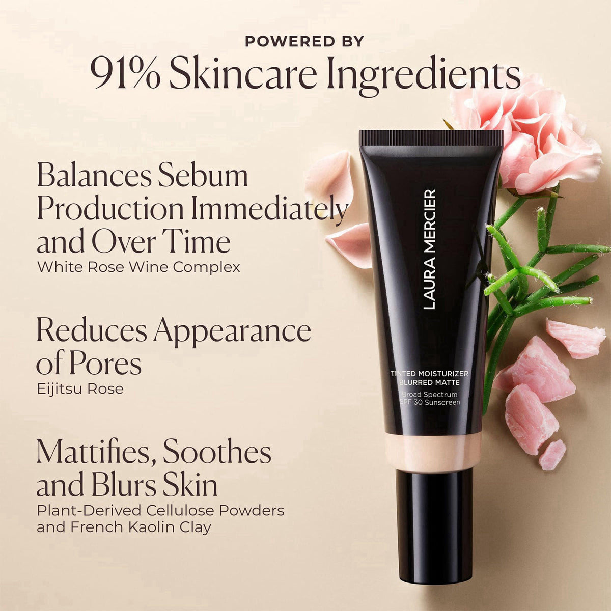 Laura Mercier Tinted Moisturizer Blurred Matte, 0.5 oz – full view