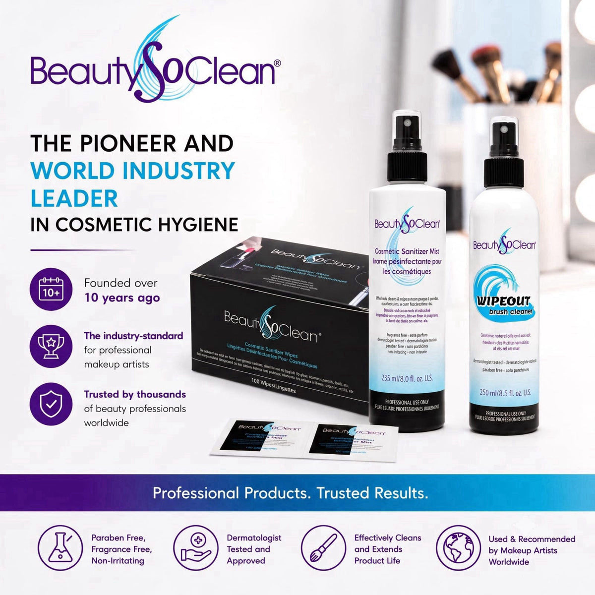 BEAUTYSOCLEAN – Brush Cleaners on display