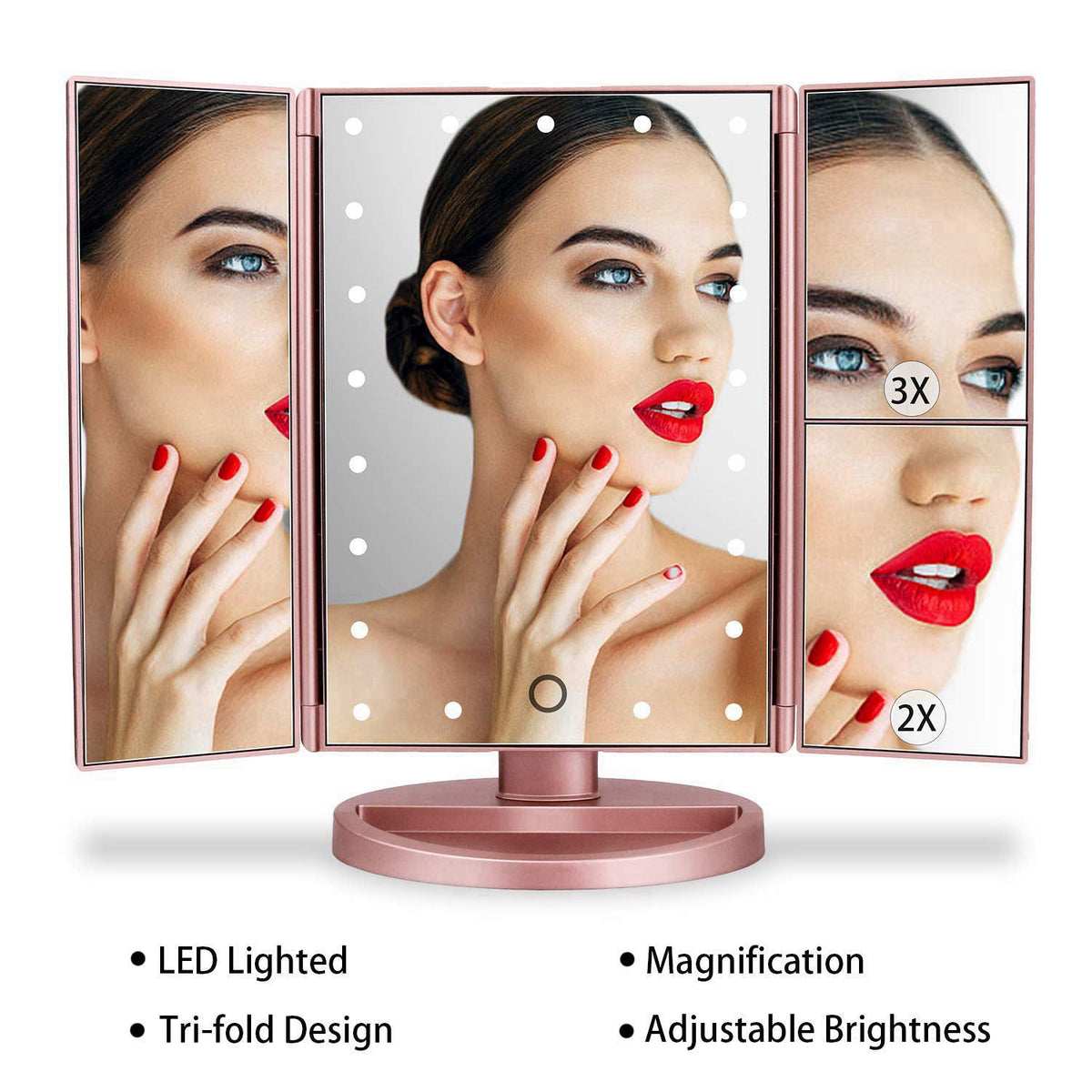 deweisn – Makeup Mirrors on display