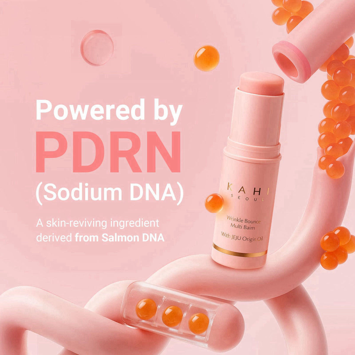 KAHI Wrinkle Bounce Multi Balm - DUO EDITION | All-in-One Hydrating Balm Eye Cream Make Up Base & Moisture Stick | Daily