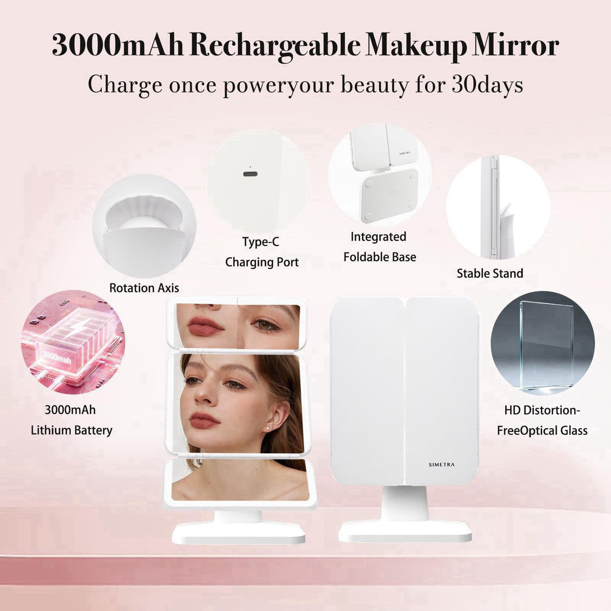 SIMETRA – Makeup Mirrors on display