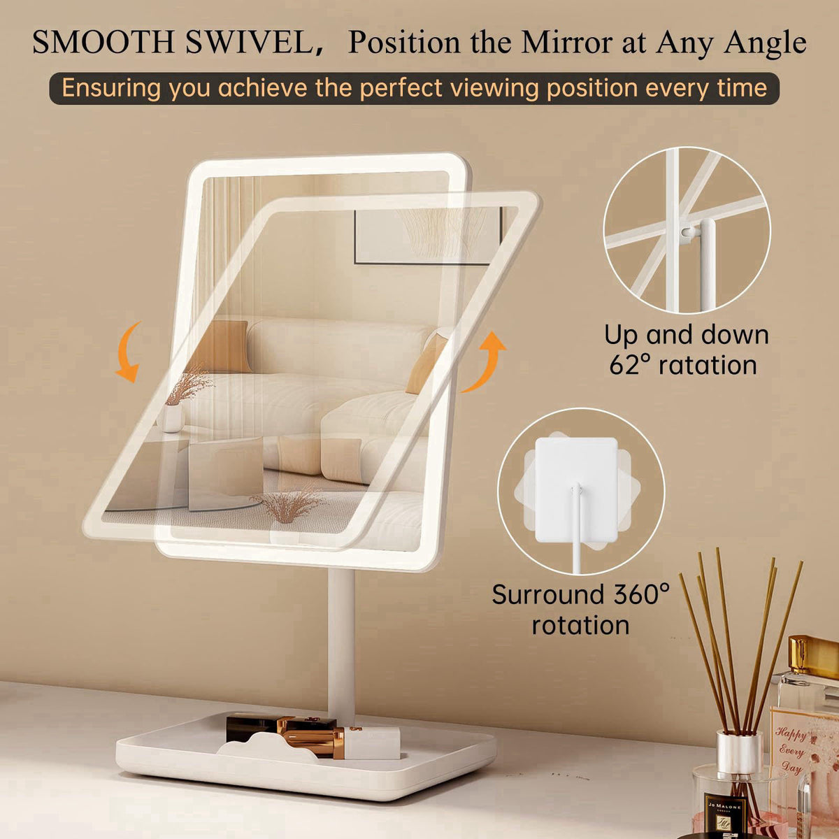 FUNTOUCH – Makeup Mirrors on display