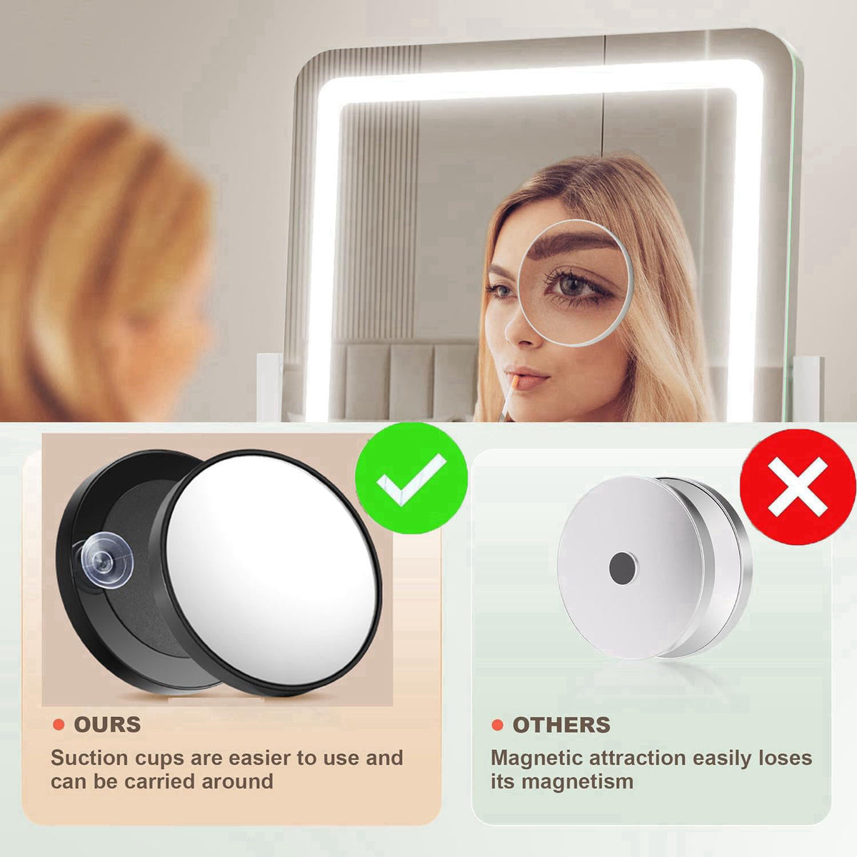 Gvnkvn – Makeup Mirrors on display