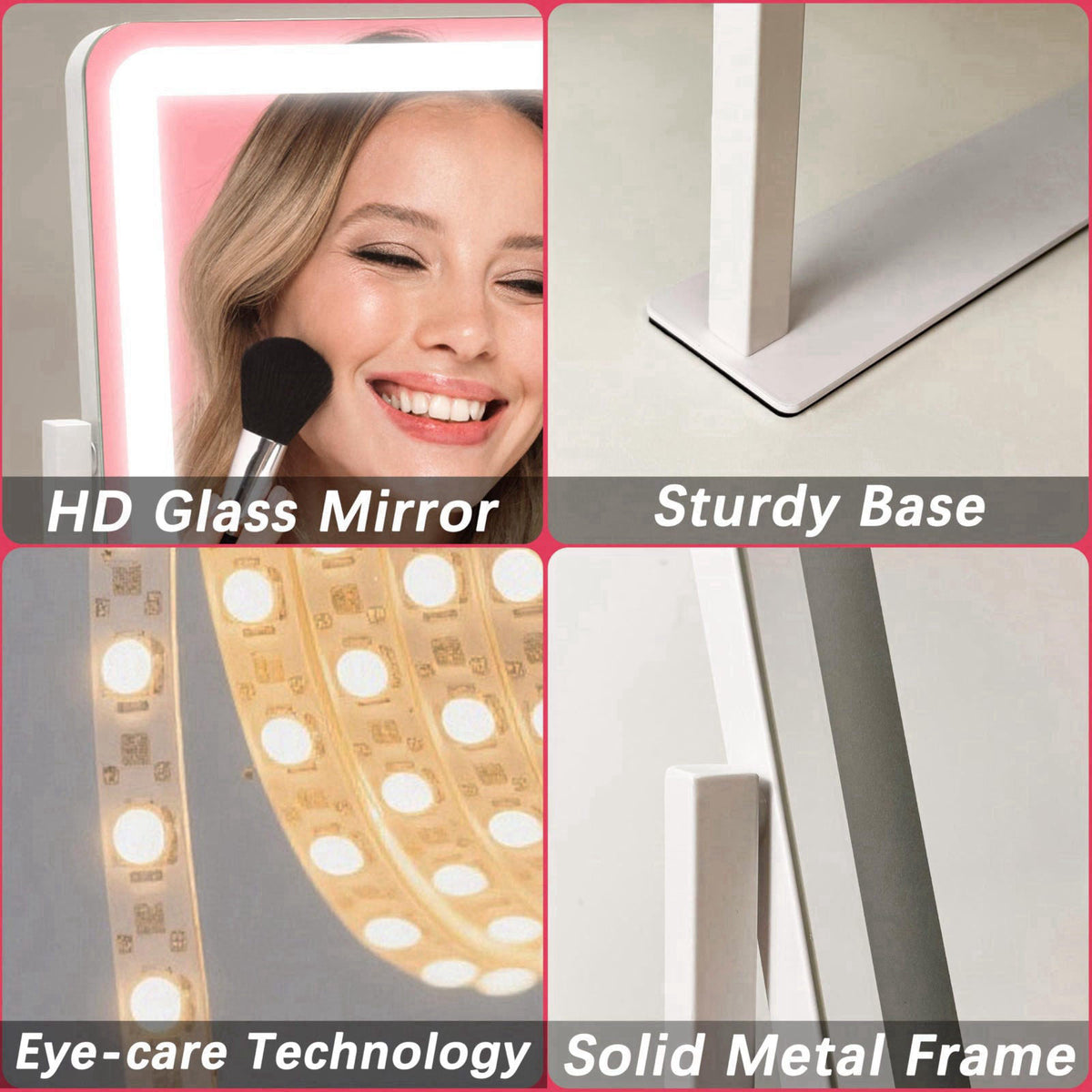 ROLOVE – Makeup Mirrors on display