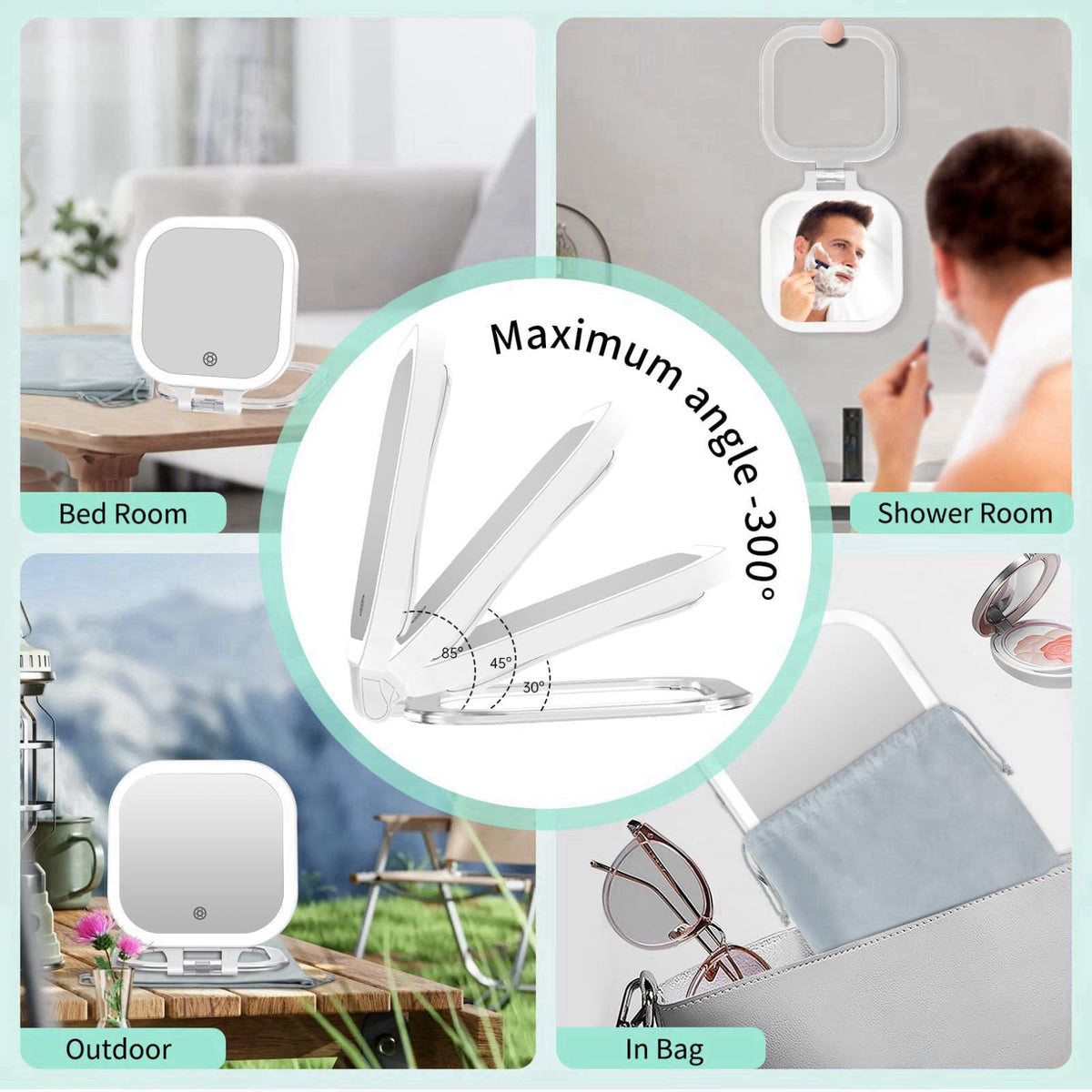 FASCINATE – Makeup Mirrors on display