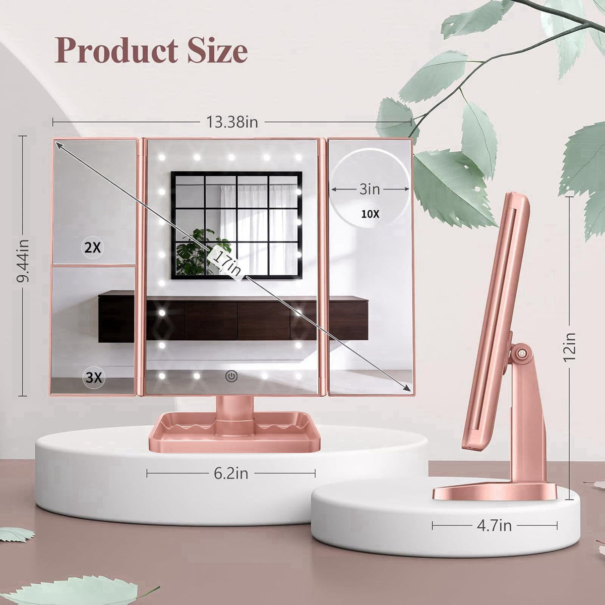 HUONUL – Makeup Mirrors on display