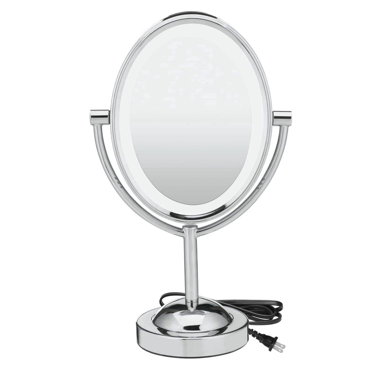 Conair Lighted Vanity Mirror, LED, 1X/7X Magnifying, Double Sided – product photo (Makeup Mirrors)