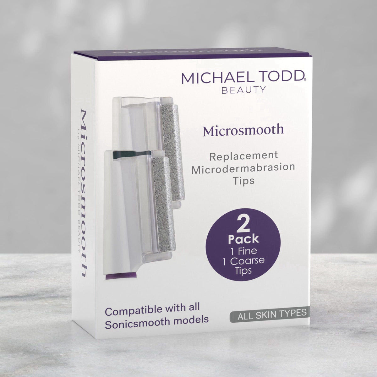 Michael Todd Beauty – Microsmooth Clear Replacement Tips – 2 Pack – full view