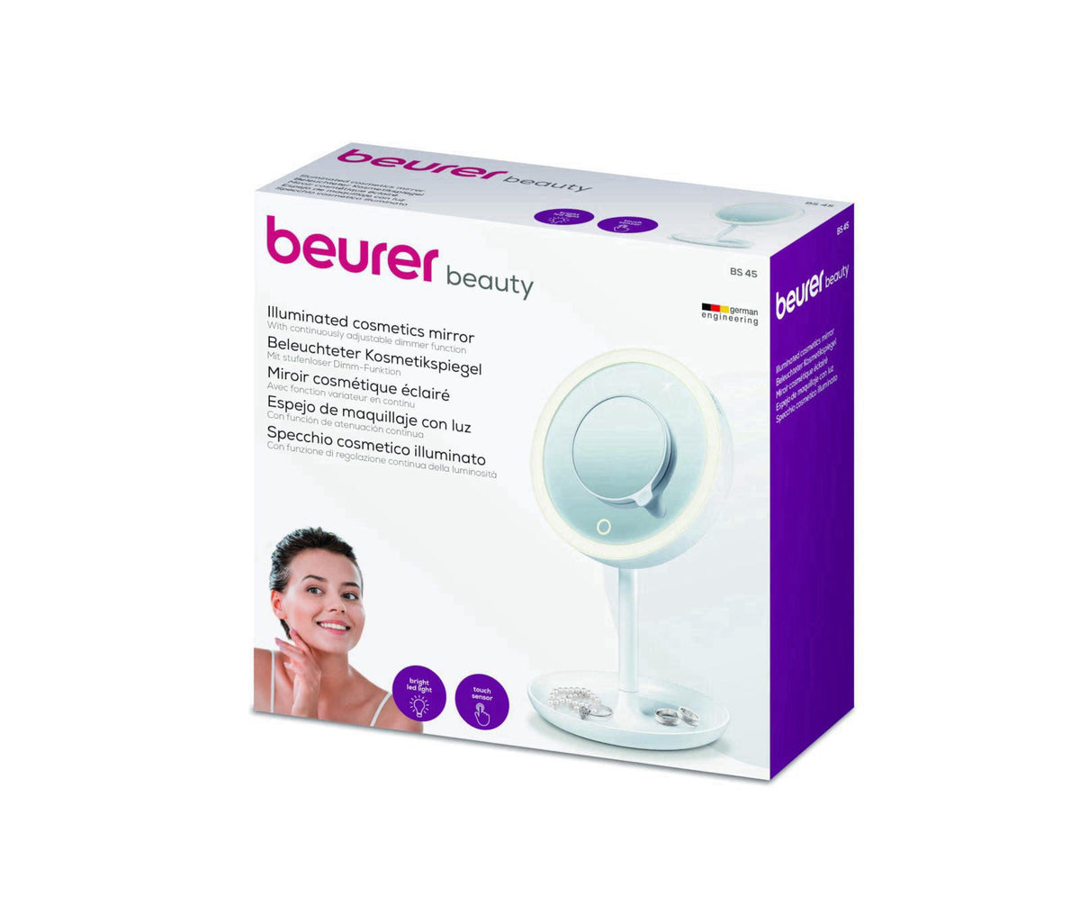 Beurer – Makeup Mirrors on display