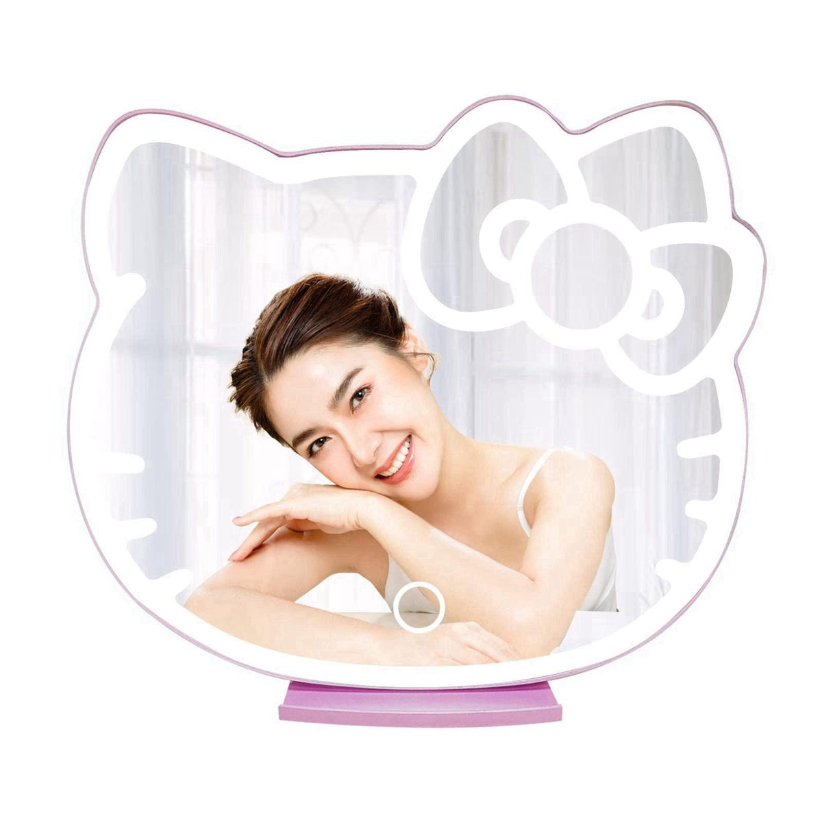 IMPRESSIONS VANITY &middot; COMPANY Impressions Vanity Supercute Hello Kitty Tabletop Desk Mirror with Lights and Touch 
