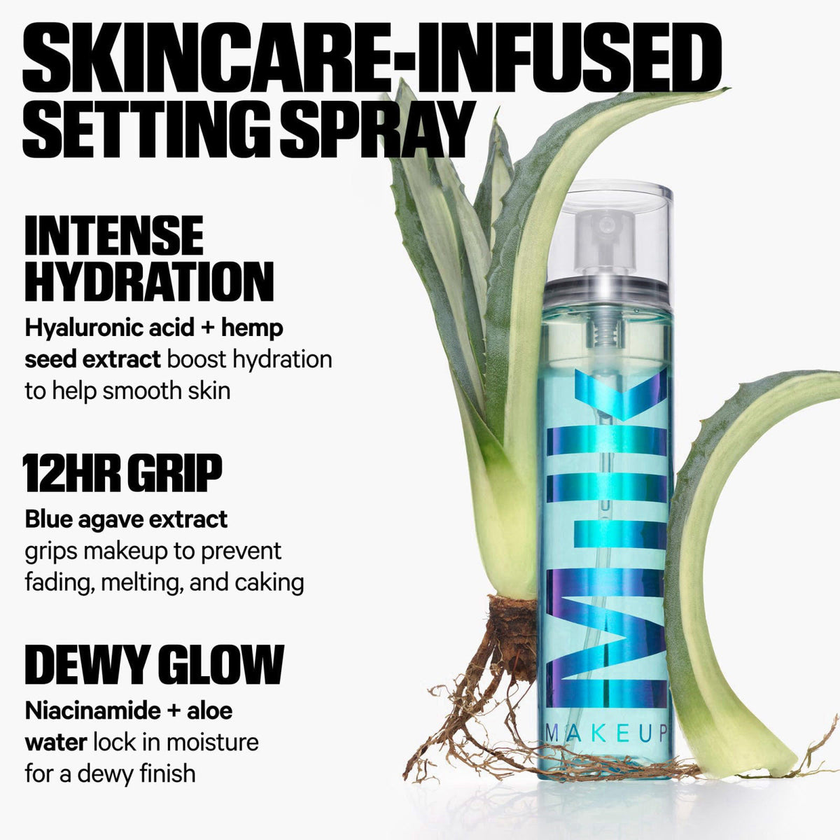 Milk Makeup Hydro Grip Set + Refresh Spray with Hyaluronic Acid – full view
