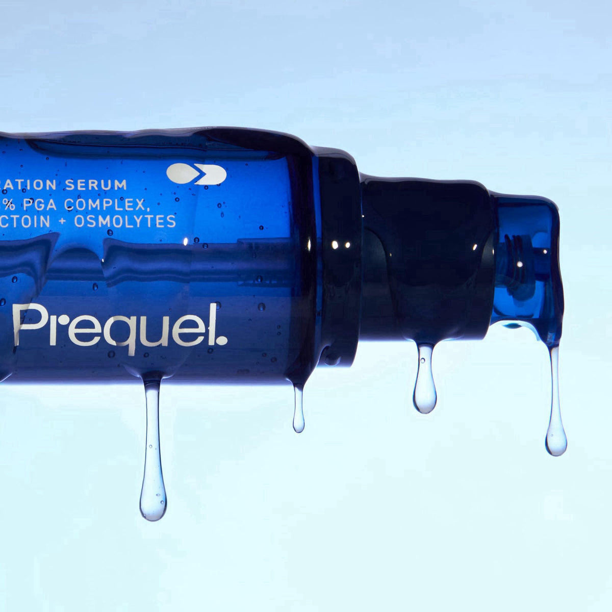 Prequel Skin Multi Quench Hydration - Plumping Serum Dry Skin PGA Complex – packaging and label
