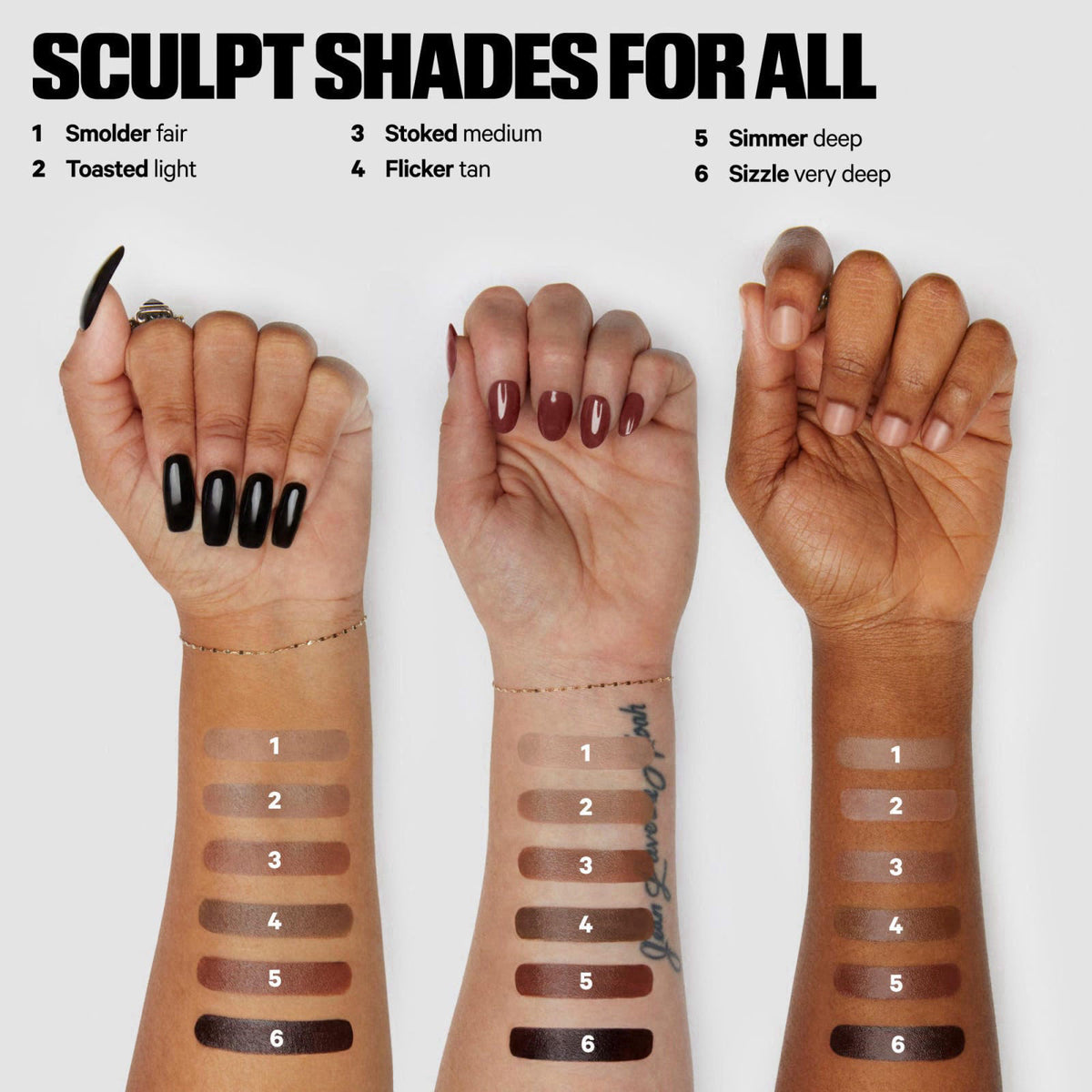 Milk Makeup Quick Sculpt Creamy Matte Contour Stick – Buildable + Blendable – back view and specifications