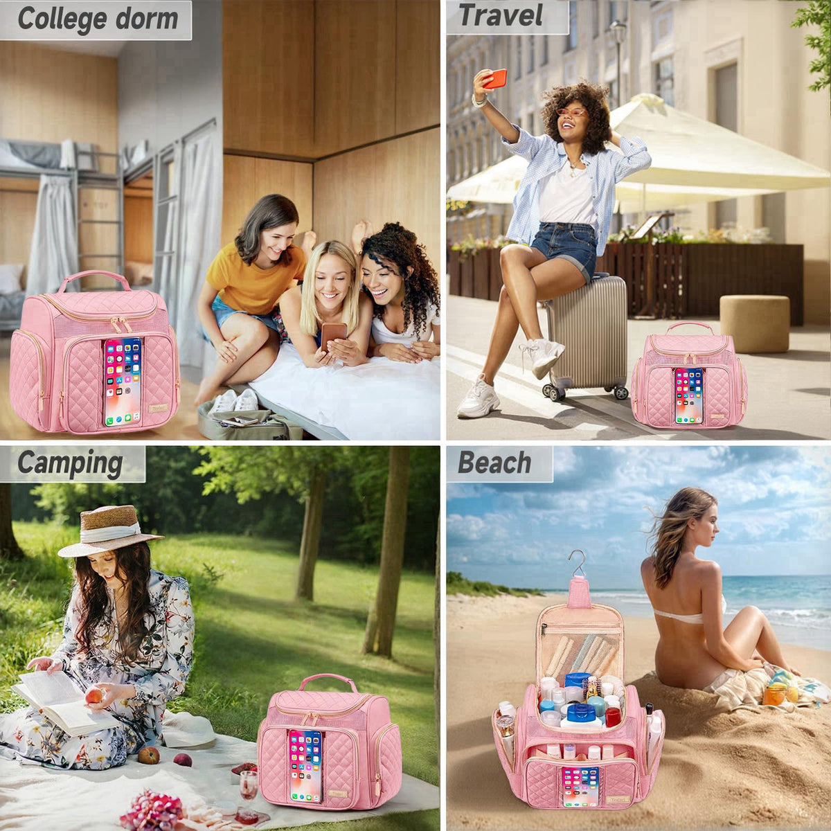 Tealari – Toiletry Bags on display