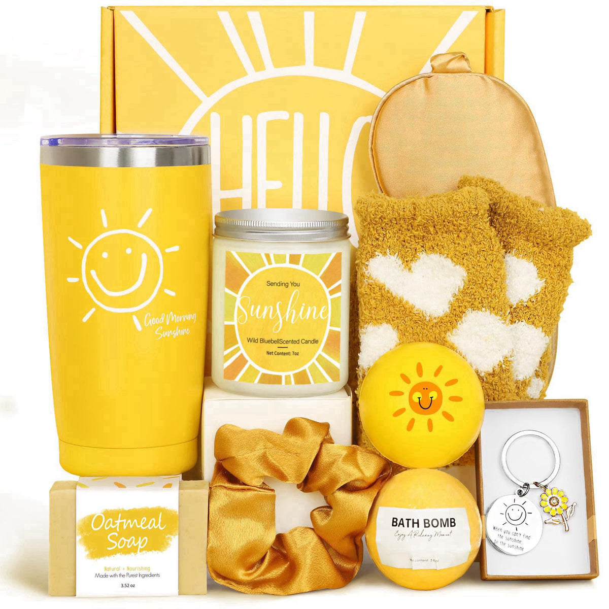 Suhctuptx Gift Baskets for Women, 10pcs Unique Birthday Gifts for Women, Best Friend Birthday Christmas Gift, Get Well S