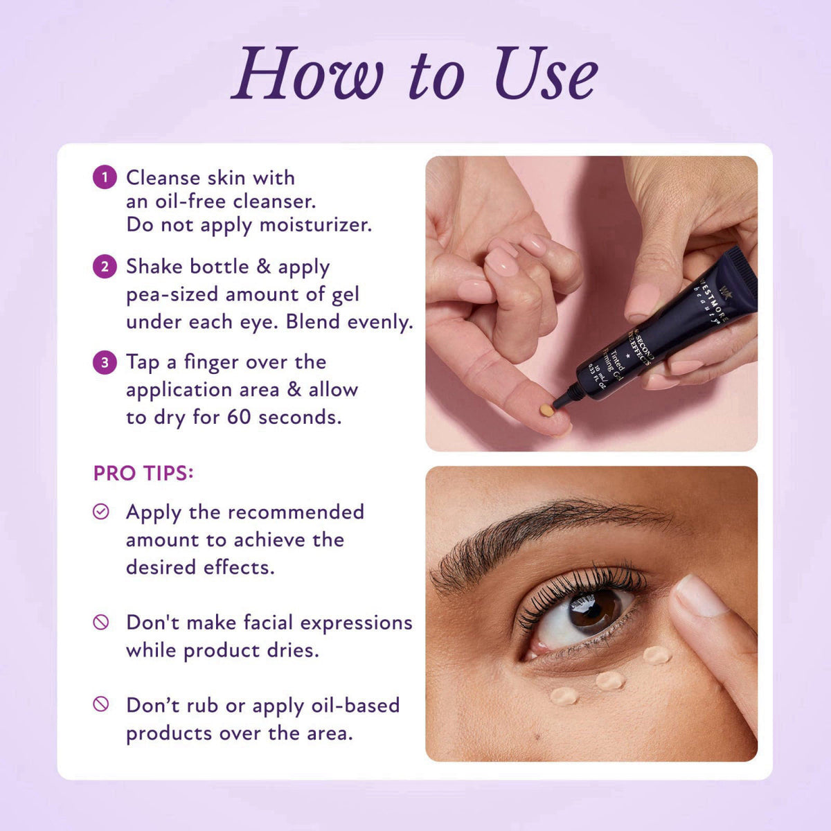 Westmore Beauty – Serums on display