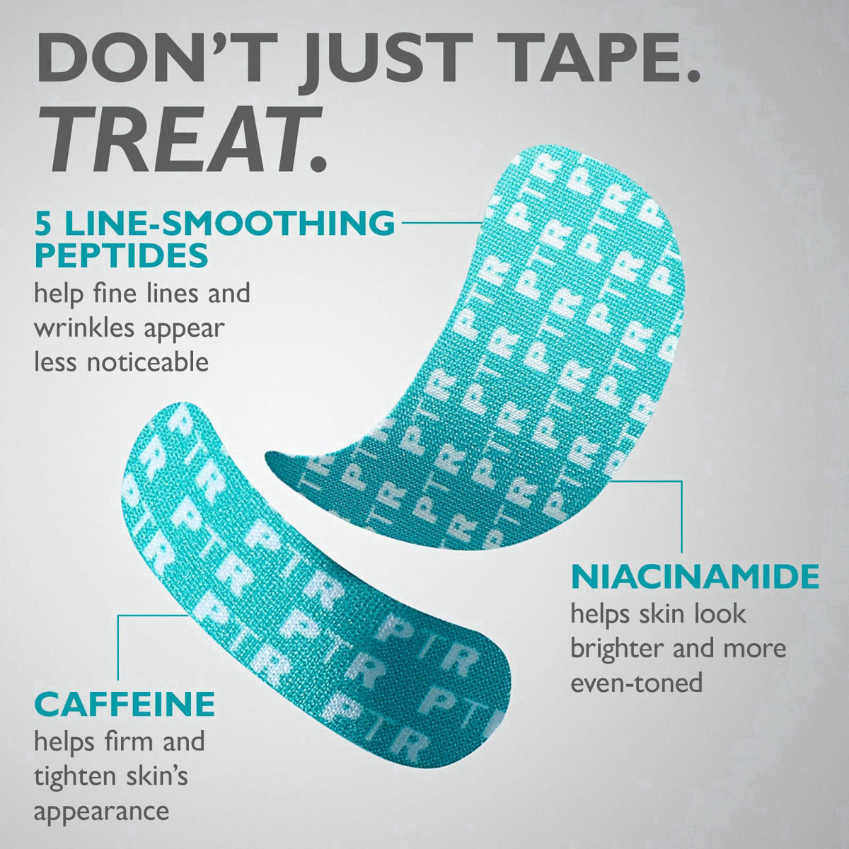 Peter Thomas Roth | Peptide Skinjection™ ​Peptide-Infused Face & Eye Tape | Face Tape For Wrinkles and Aging Skin | Pept