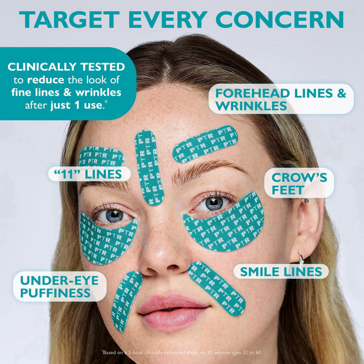 Peter Thomas Roth | Peptide Skinjection™ ​Peptide-Infused Face & Eye Tape | Face Tape For Wrinkles and Aging Skin | Pept