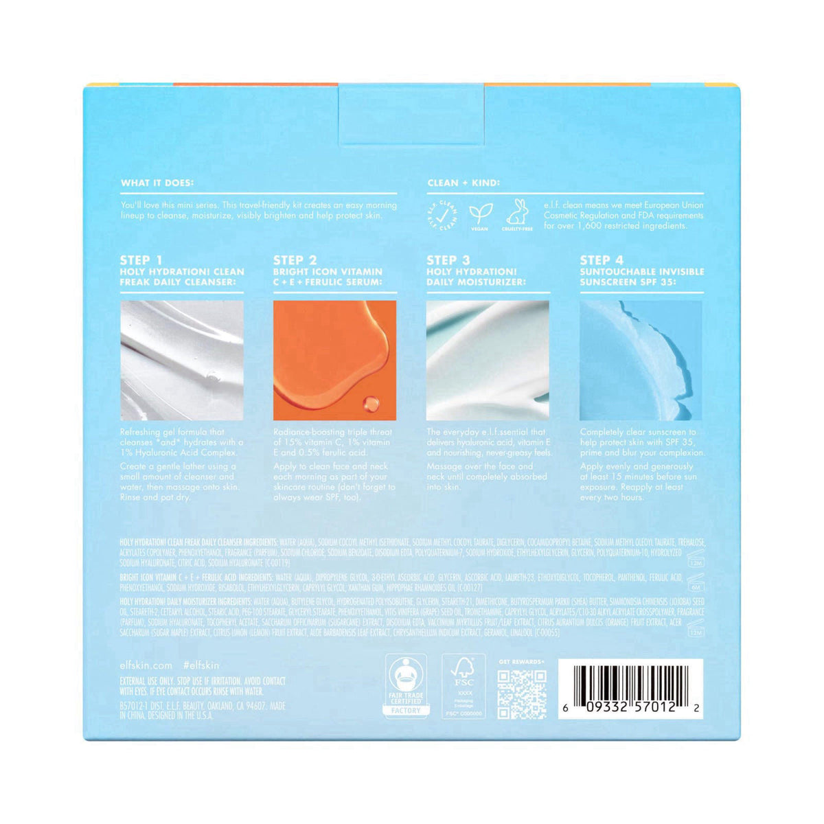 e.l.f. – Facial Kits on display