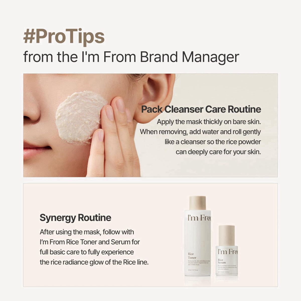 I'm from – Facial Peels on display