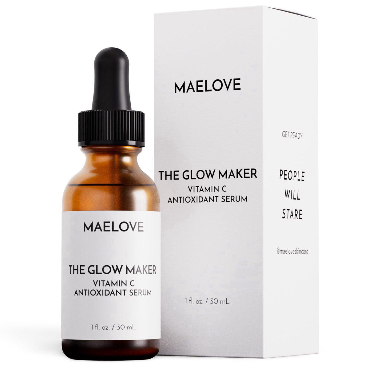 MAELOVE Glow Maker Vitamin C Serum with Vitamin E & Ferulic Acid, 1 fl oz – product photo (Serums)