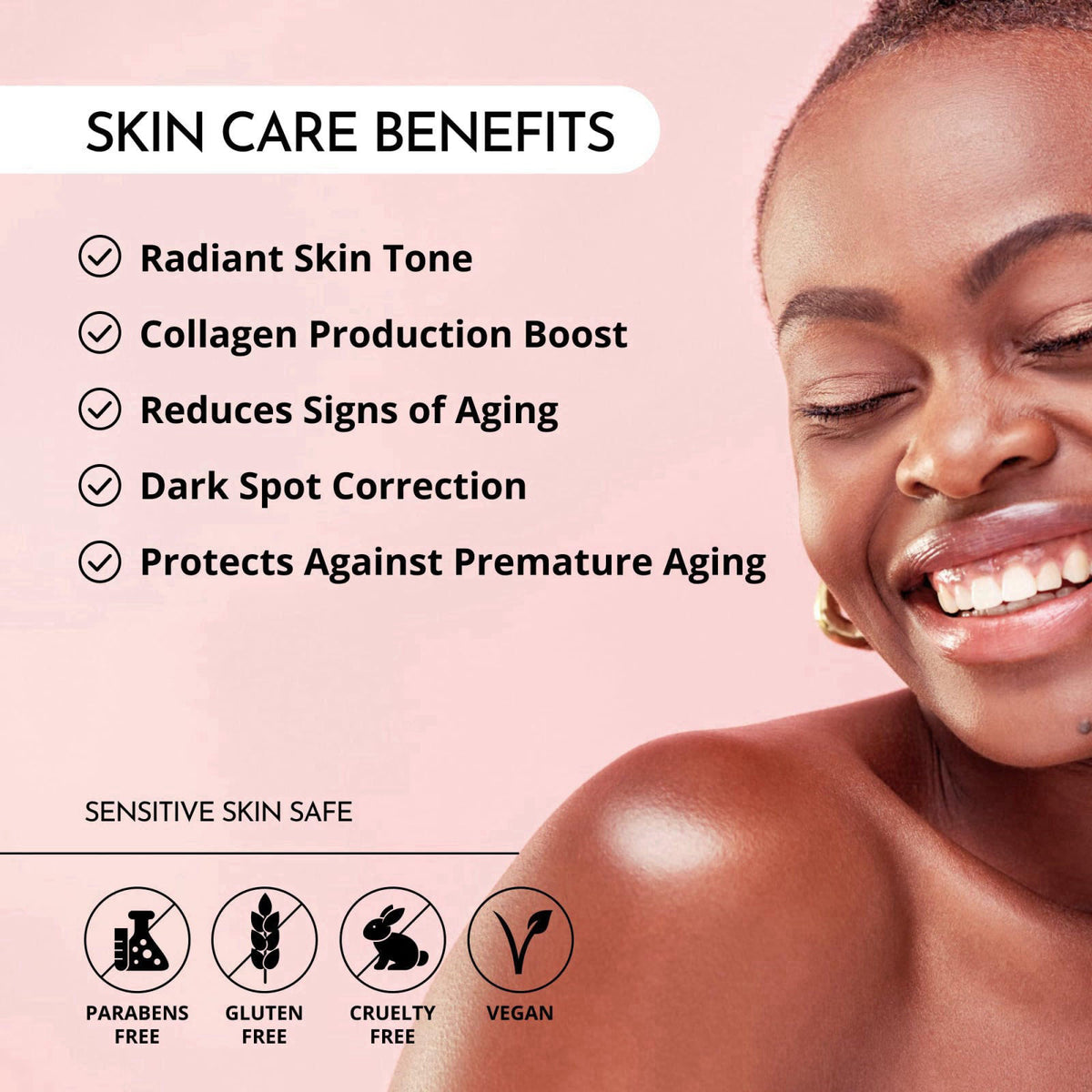 MAELOVE Glow Maker Vitamin C Serum with Vitamin E & Ferulic Acid, 1 fl oz – packaging and label