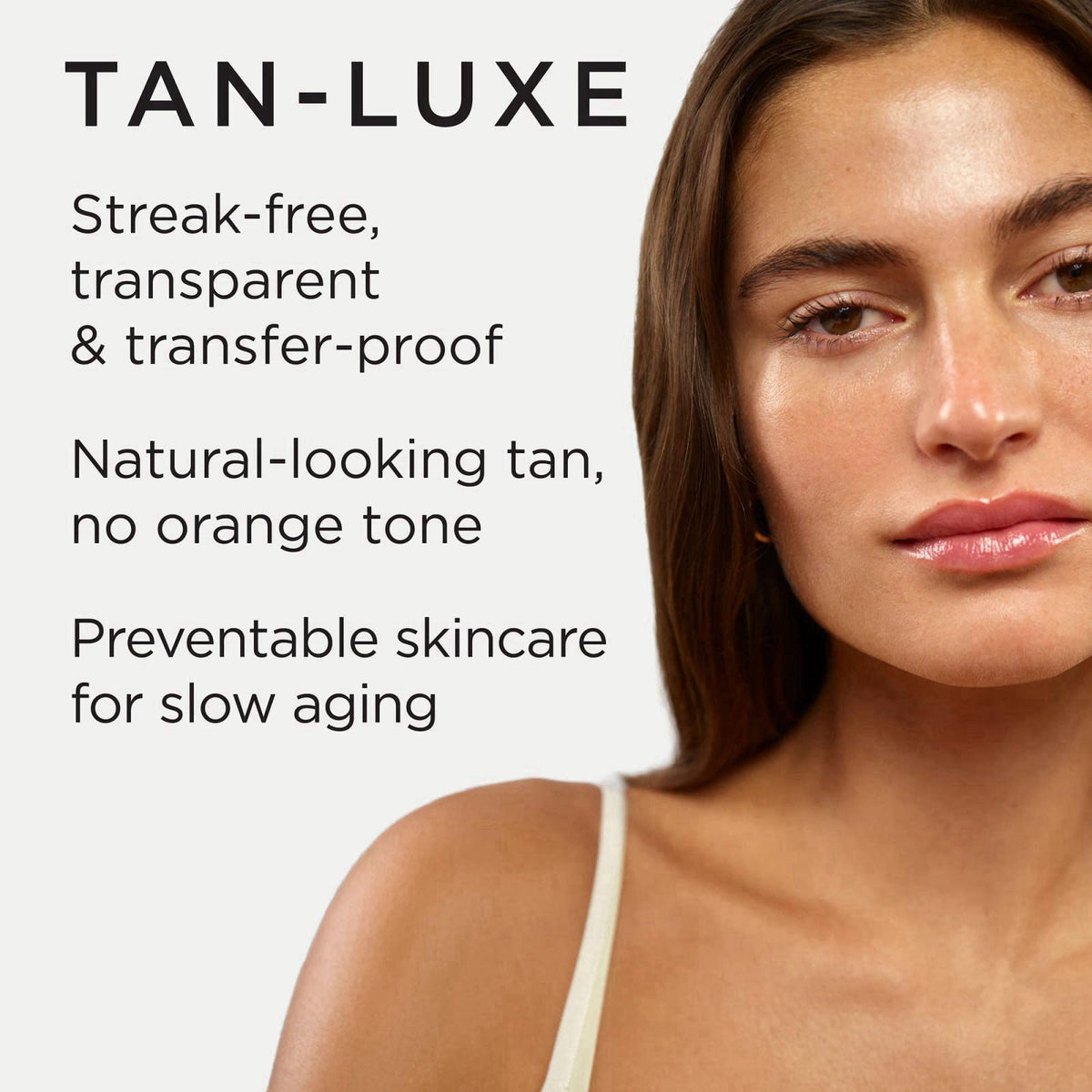 TAN-LUXE The Gradual - Gradual Tan Lotion - Cruelty & Toxic Free – packaging and label