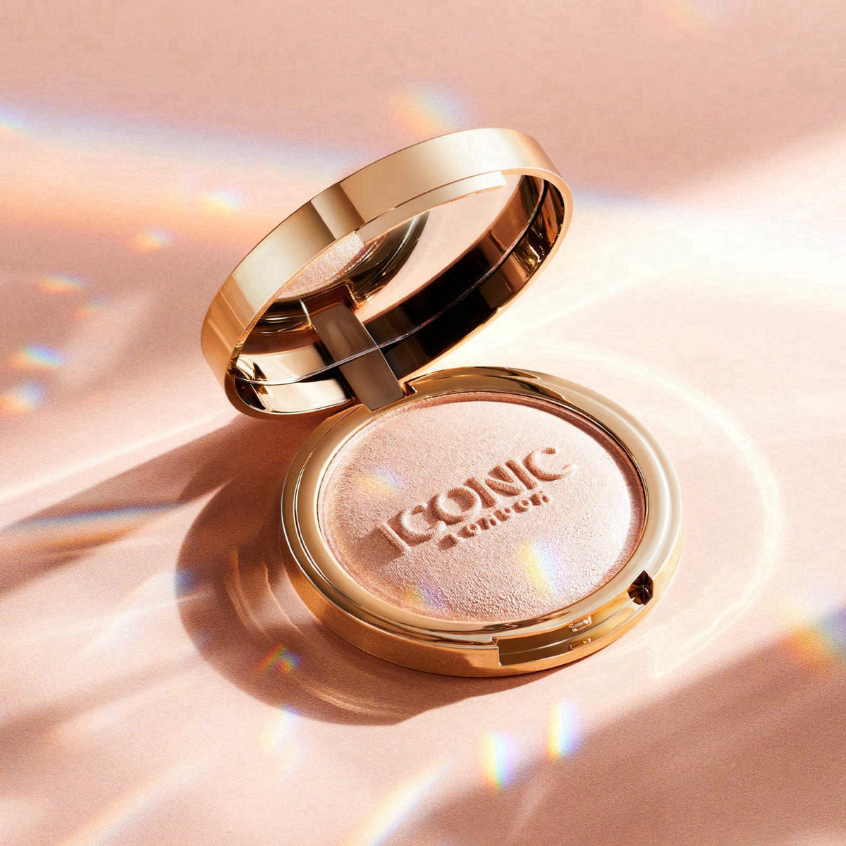 ICONIC LONDON Lit and Luminous Baked Highlighter | Powder Highlighter for a Radiant Glow, Cruelty-Free, Vegan Makeup, 0.