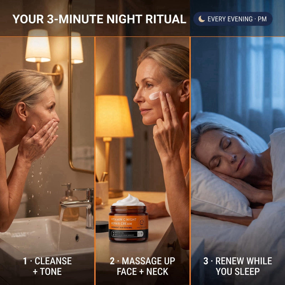 Eve Hansen – Night Creams on display