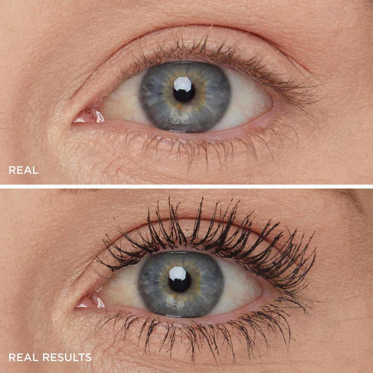 IT Cosmetics Superhero Elastic Stretch Volumizing + Lengthening Mascara – close-up detail in Black (full size)