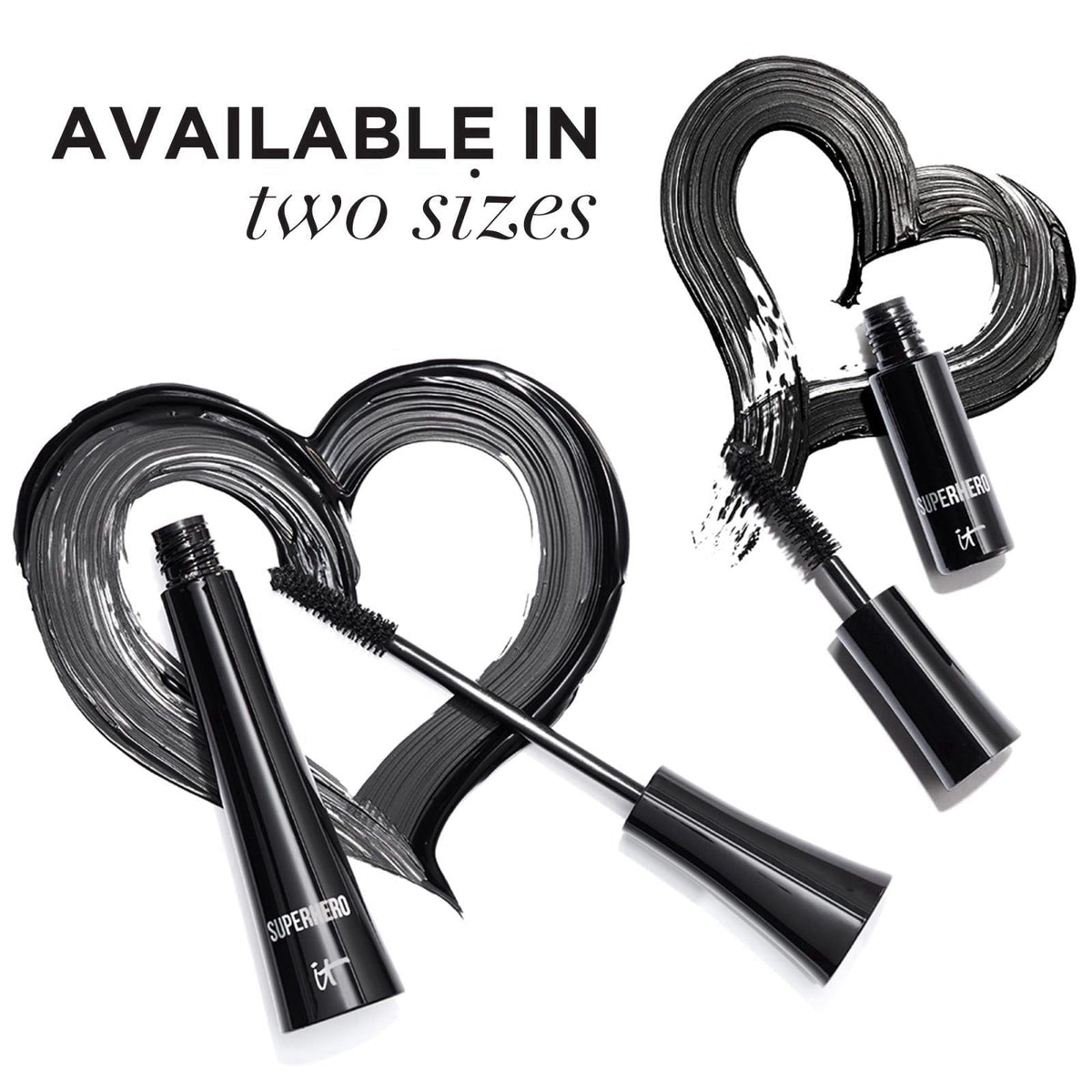 IT Cosmetics Superhero Elastic Stretch Volumizing + Lengthening Mascara – alternate angle