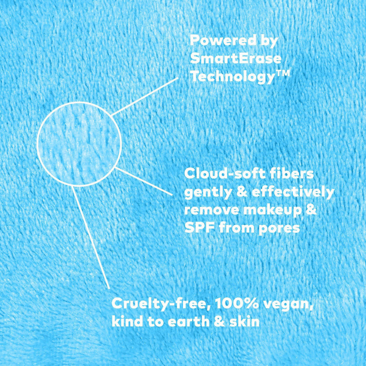 The Original MakeUp Eraser PRO, Chill Blue – full view