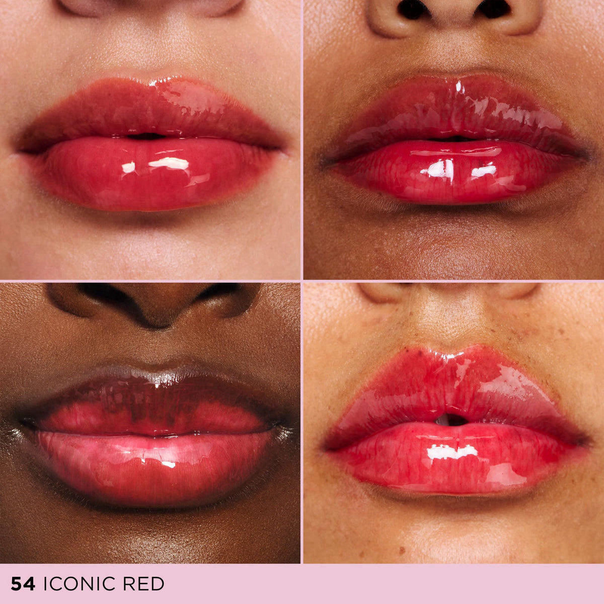 Clarins Lip Comfort Oil Hydrating + Plumping High Shine Lip Oil – close-up detail in Limited Edition Iconic Red