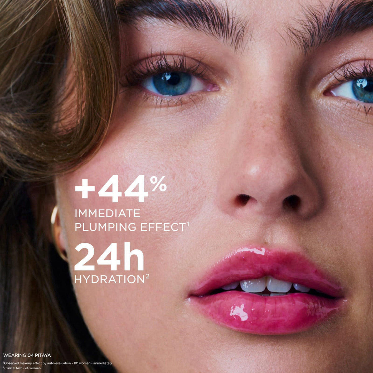 Clarins Lip Comfort Oil Hydrating + Plumping High Shine Lip Oil – back view and specifications