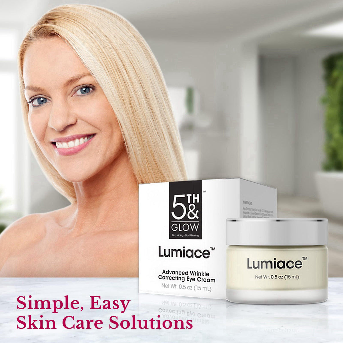 5th & Glow – Creams on display