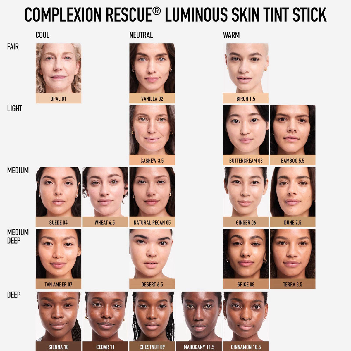 bareMinerals Complexion Rescue Skin Tint Stick, 0.3 oz – Foundation on display