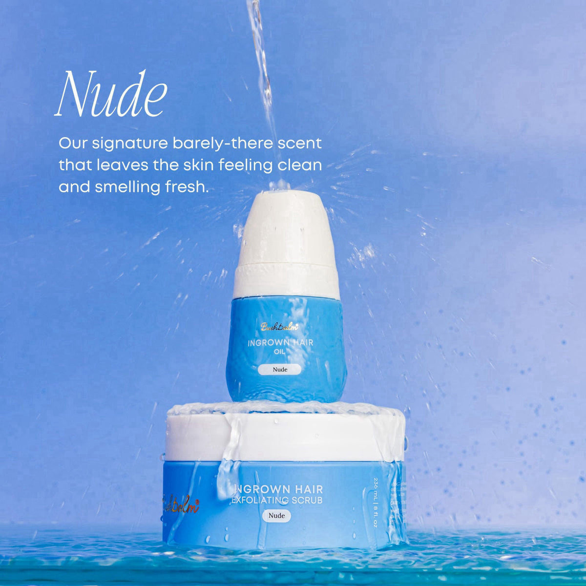 Bushbalm Ingrown Hair & Razor Bumps Oil - Nude, 30ml – alternate angle
