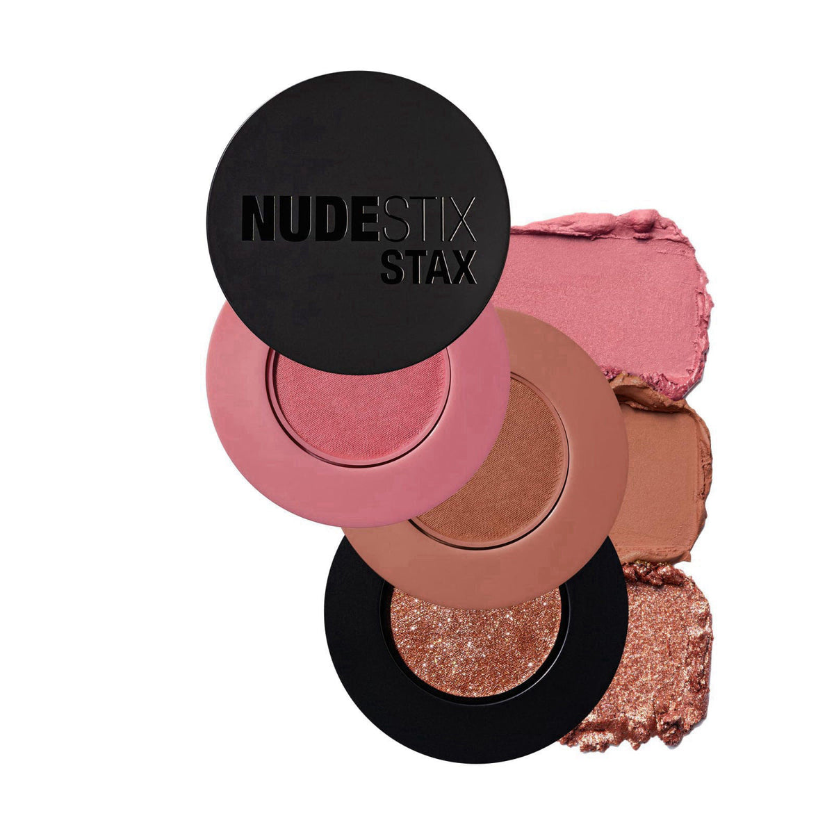 Nudestix STAX All Over Color Blush Balm – Multi-Use Cream Blush for Cheeks, Eyes & Lips with Soft Matte Finish – close-u