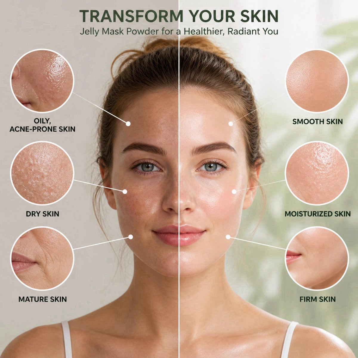 YMEYFAN Jelly Mask for Facials Professional, 24K Gold Peel Off Jelly Face Mask Powder, Deep Hydrating Moisturizing Facia