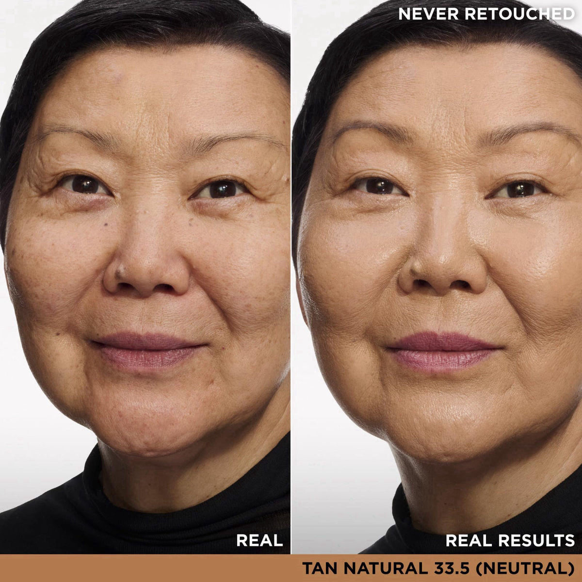 IT Cosmetics Bye Bye Under Eye Anti-Aging Full Coverage Concealer – close-up detail in 33.5 Tan Natural - for neutral un
