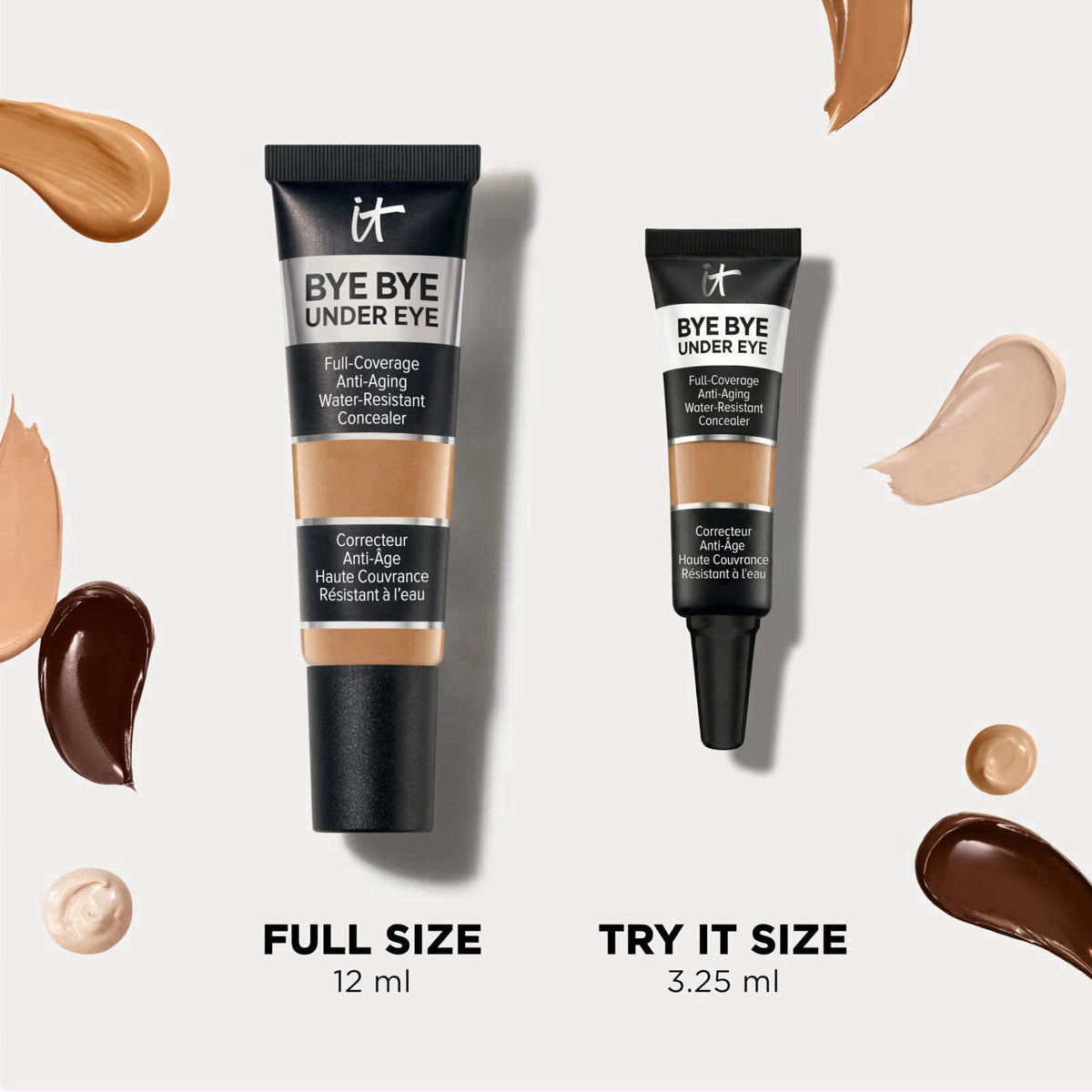 IT Cosmetics Bye Bye Under Eye Anti-Aging Full Coverage Concealer – Concealer on display