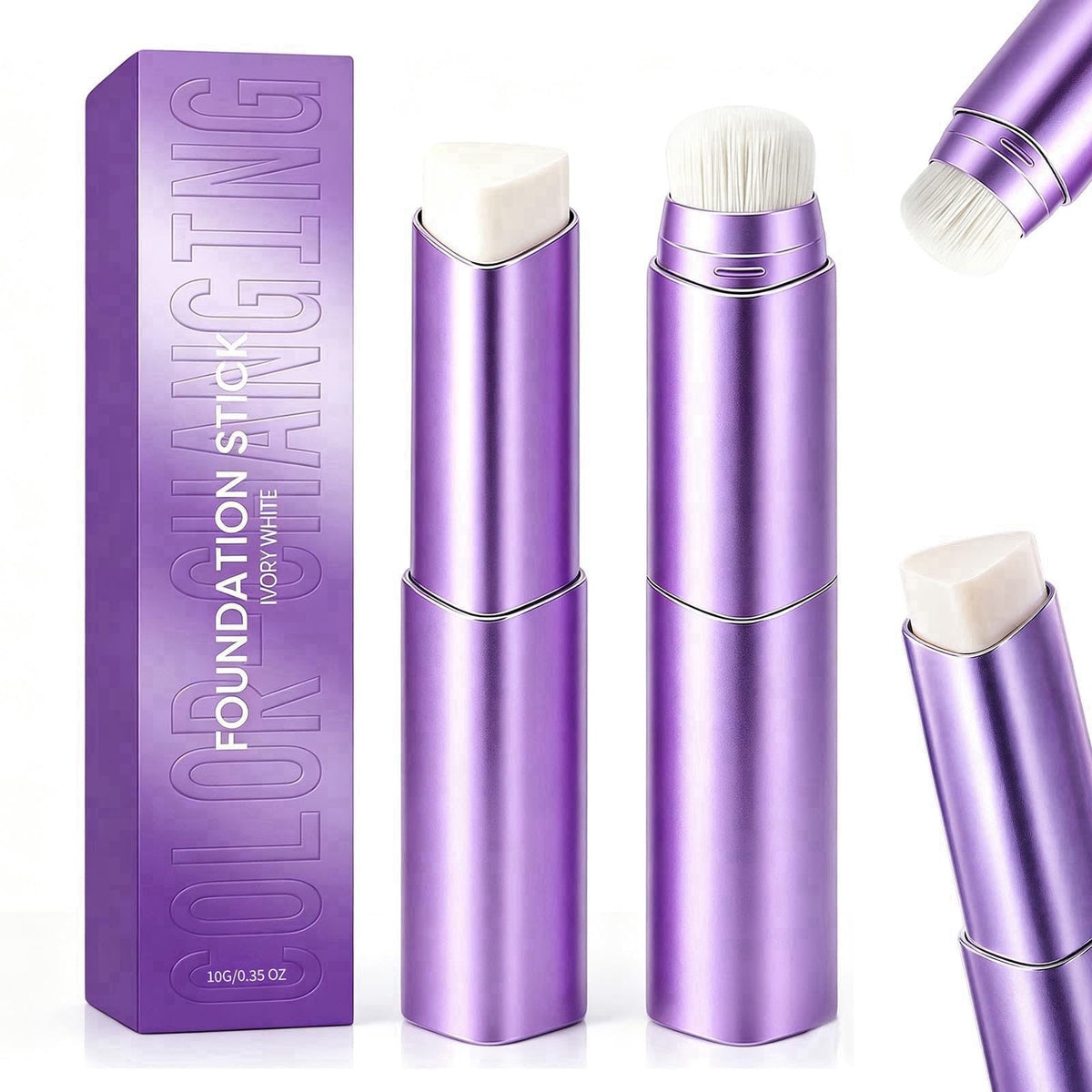 Zethalyn 2026New Facelove Foundation Stick (2 Pack) – back view and specifications