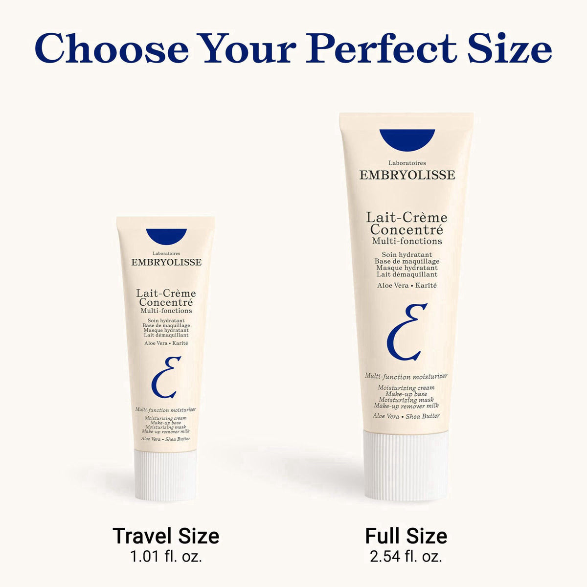 Embryolisse Lait-Crème Concentré Face Moisturizer and Makeup Primer, French Face Cream With Shea Butter & Aloe Vera – fu