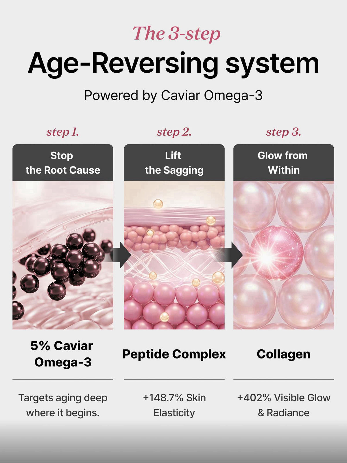 Delere Caviar Glow Collagen Wrapping Mask, Korean Peel-Off Mask, Glass Skin face – alternate angle
