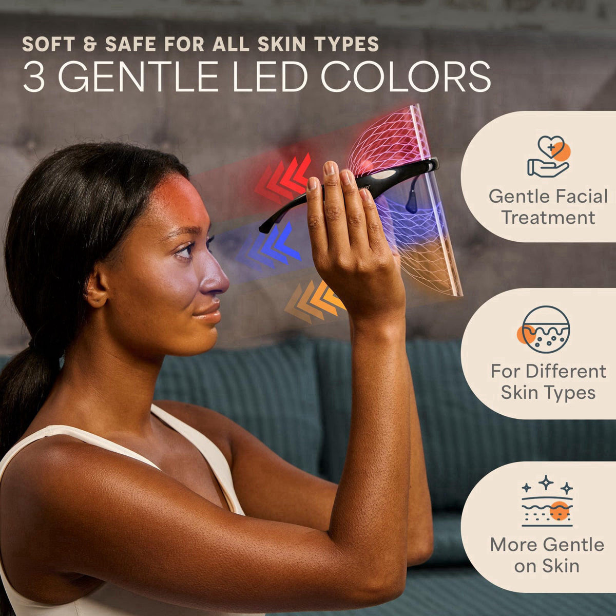 Lifepro Vizacure Red light Therapy Mask by Premium Selection — view 4