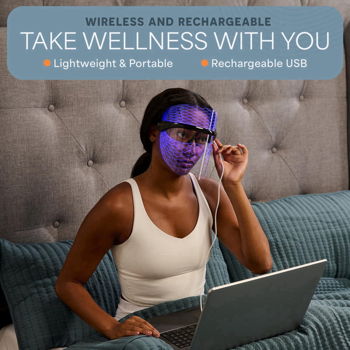 Lifepro Vizacure Red light Therapy Mask by Premium Selection — view 6