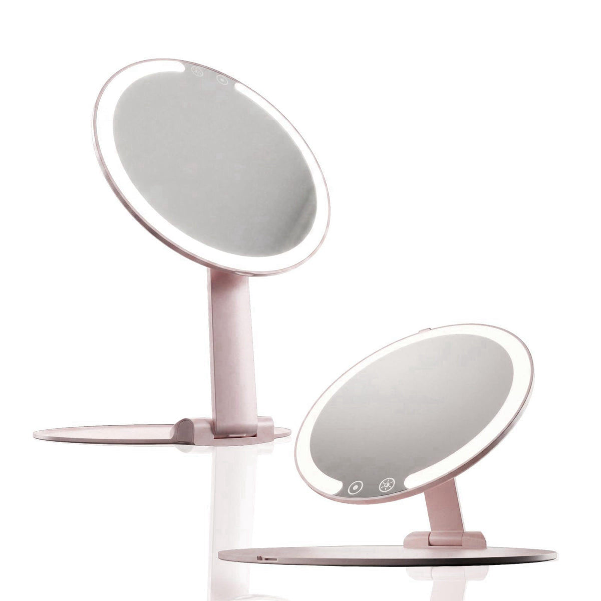 LEDIONOPTO Lighted Makeup Mirror, 8" Travel Mirror, Rechargeable & Portable – product photo (Compact &amp; Travel Mi