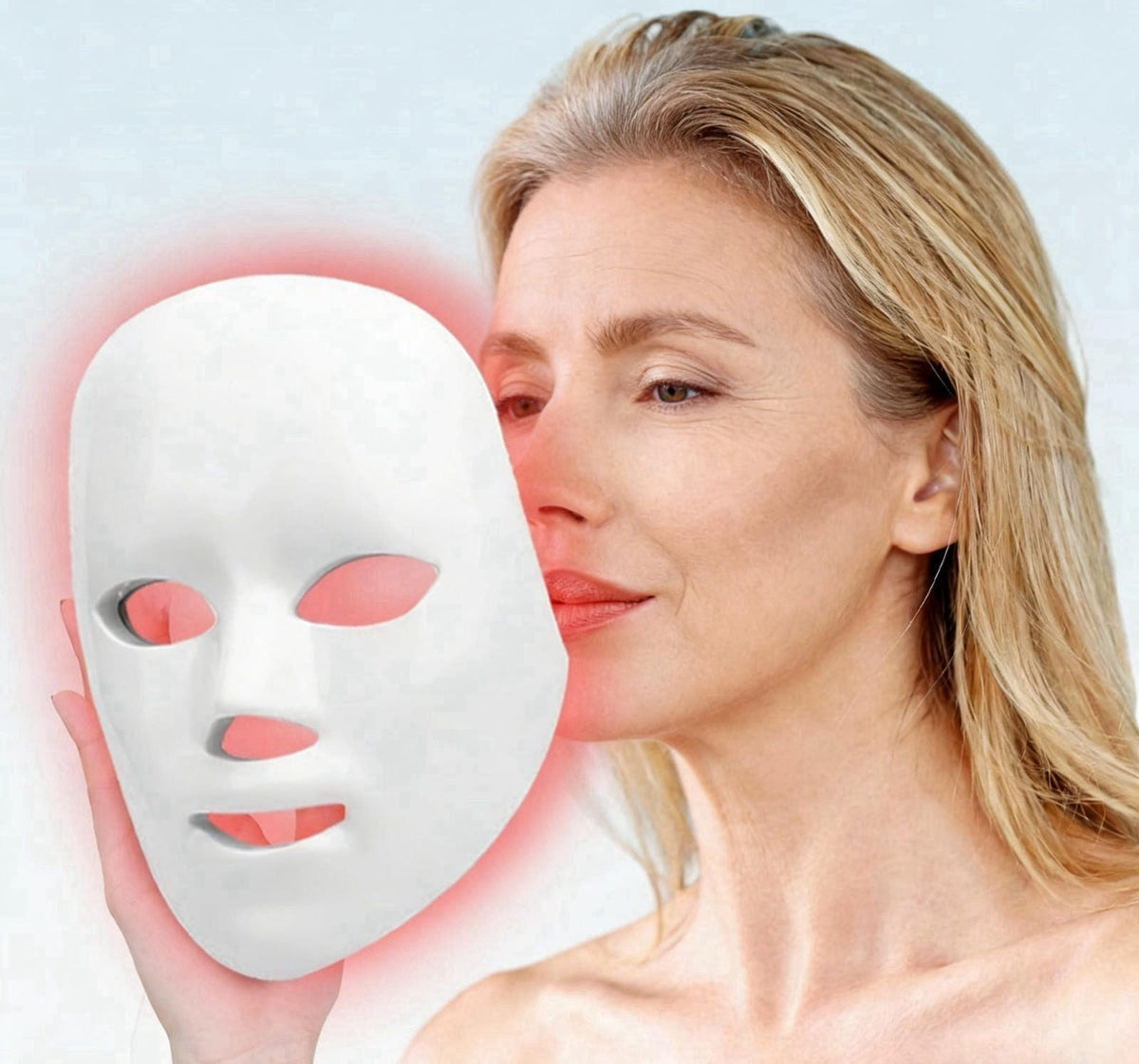 MIBIITTY Beauty Led Mask, Led Face Mask Light Therapy – alternate angle